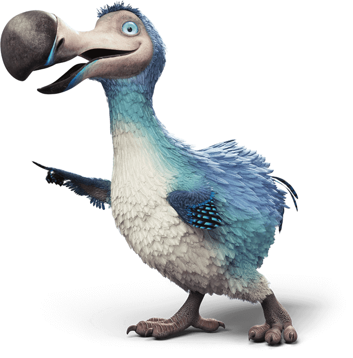 dodo pointing left