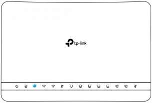 VX220 modem internet light