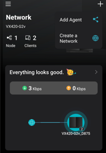 Add agent using app