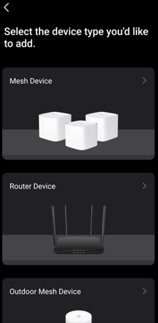 Select Mesh Device