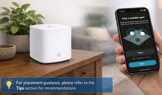 choose device location