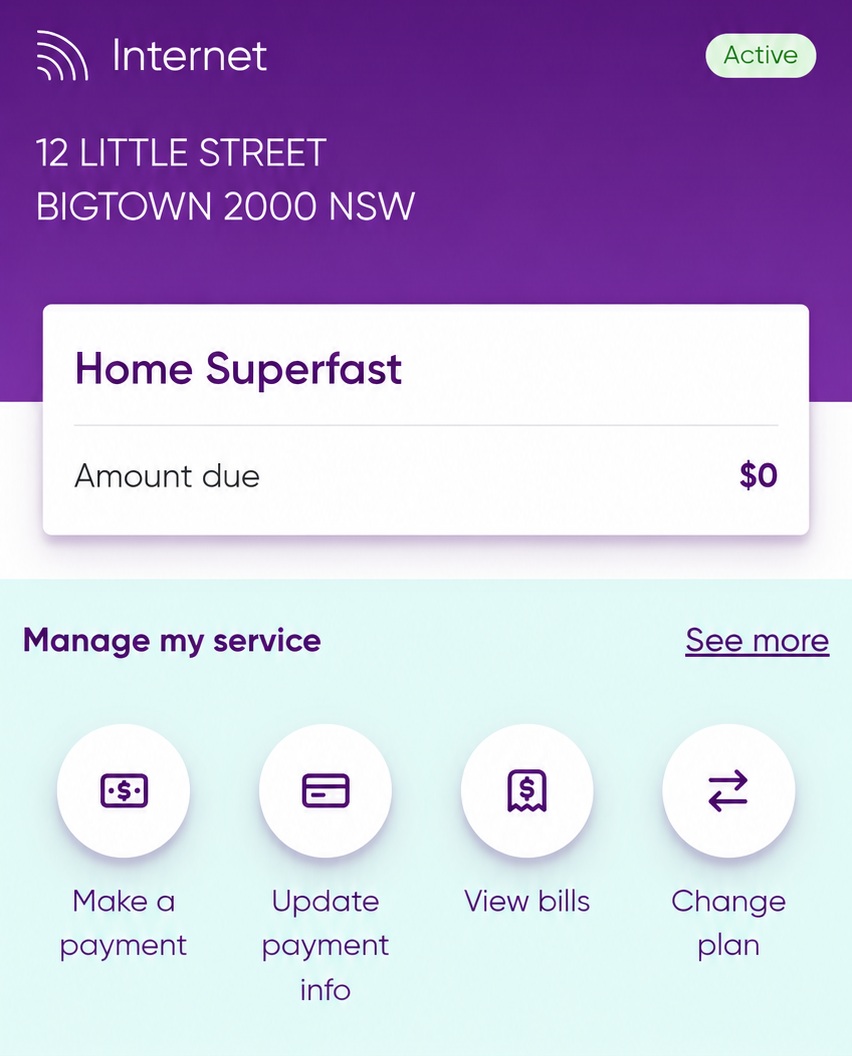 Dodo App Manage service page