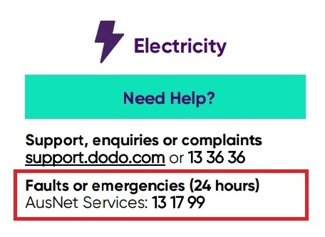 Image of distributor as shown on bill